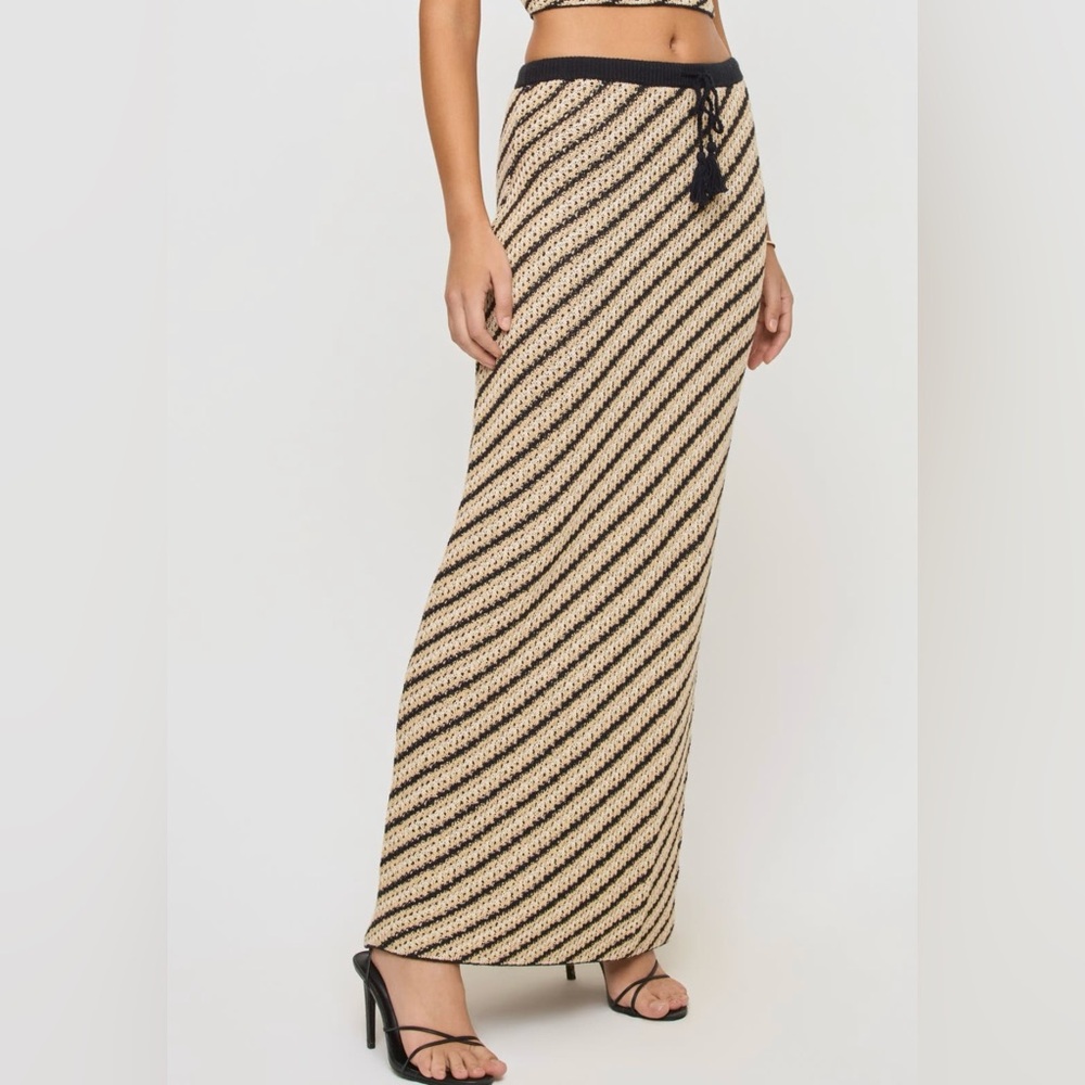 LSPACE La Bianca Open Stitch
Cotton Cover-Up Skirt